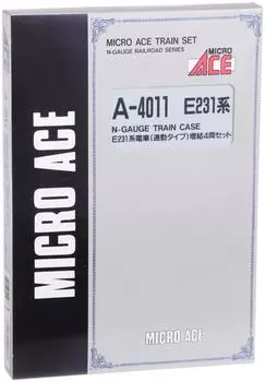 Micro Ace N Gauge серии E231 Commuter Line Color Дополнительный набор A4011 Железнодорожная модель поезда Тип/Chuo/Sobu 4-вагонный