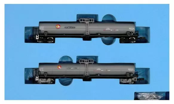 Micro Ace N Gauge Taki 19550 Nippon Oil Transportation Set Модель железнодорожной грузовой машины A1757 2-вагонный серый