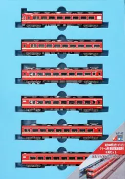 Micro Ace N Gauge Tobu 1800 Type Express Ryoumo кремовая полоса с устройством для проверки дыхательных путей кабины водителя A1142 модель железнодорожной модели поезда из 6 вагонов