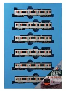 Micro Ace N Gauge Tobu 50070 Initial Car Fixed Window Basic Set A8876 Railway Model Train 6-Car