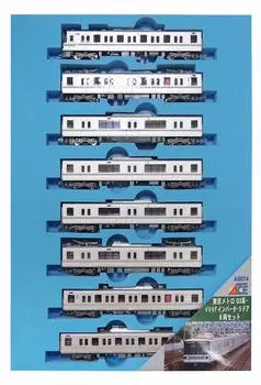 Micro Ace N Gauge Tokyo Metro 03 Series VVVF Inverter 5 Door 8 Car Set A5074 Железнодорожная модель поезда