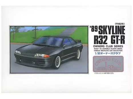 Micro Ace Owners Club Skyline R32 Plastic Model 1/32 89 No.35