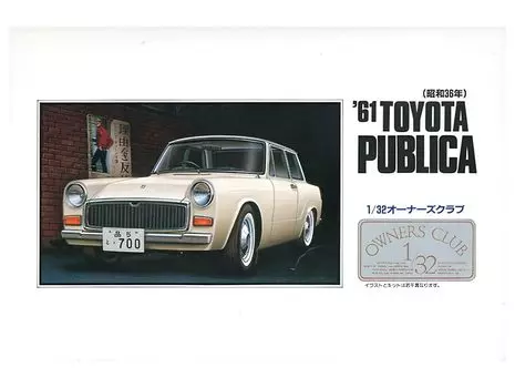 Micro Ace Owners Club Toyota Publica Plastic Model 1/32 61 No.16