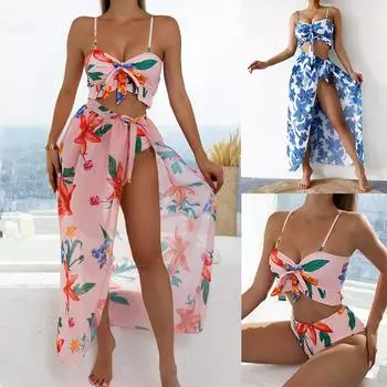 Micro Bikini 3 Packs Bikini Set Tie Dye Купальник Женский Купальники Для Женщин Купальные Костюмы Купальные Костюмы Пляжная Одежда Biquini S розовый