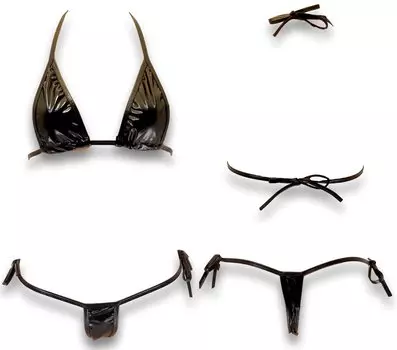 Micro Extra String Sexy Extreme Triangle Black F [Cat Select] Bikini, T-Back, T-Front, Small, Panties, Lingerie, Underwear, Cosplay, Swimsuit, B7RS,