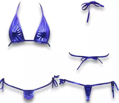 Micro Extra String Sexy Extreme Triangle Blue F [Cat Select] Бикини, Т-образный вырез сзади, Т-образный вырез спереди, Маленький, Трусики, Нижнее белье, Косплей, Купальник, B7RS,