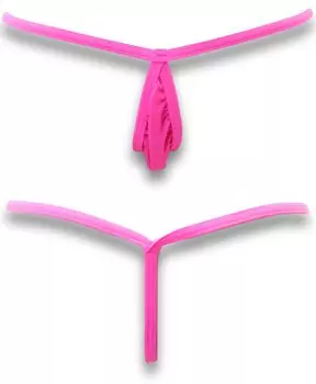 Micro Extremely Sexy Shocking F [Cat Select] Бикини, Маленький, Нижнее белье, Нижнее белье, Косплей, T-Front, T-Back, Купальник, T65HB, Розовый,