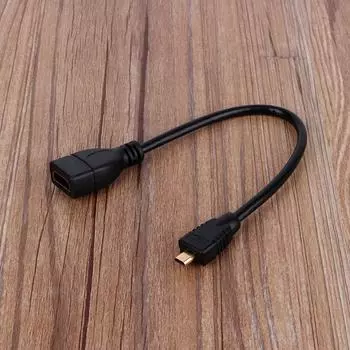 Micro HDMI Male to HDMI Female конвертер адаптер удлинительный кабель провод шнур 1080P
