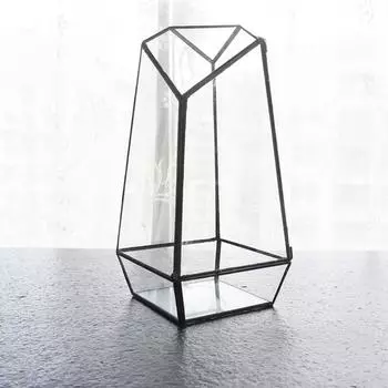 Micro Landscape Creative Flower Pot Irregular Shaped Ornament Moss Succulent Plants Glass Vase Home Decoration