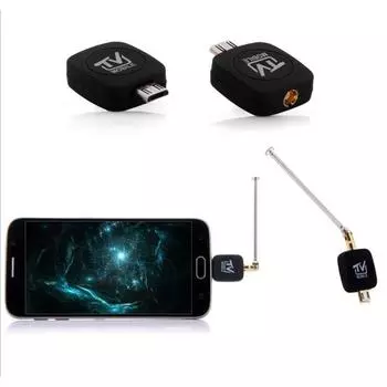 Micro USB DVB-T тюнер Мини ТВ-приемник Dongle DVB THD Цифровое мобильное телевидение HDTV Спутниковый ресивер