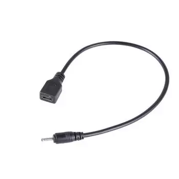 Micro USB Female to DC2.0x0.6mm Кабель питания Адаптер питания для электронных телефонов и колонок Кабель для зарядки