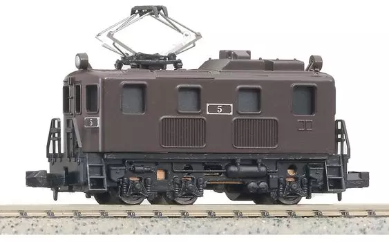 MicroAce N Gauge Электрическая круглая модель Электровоз A1532 Паровоз типа C, Корпус/Коричневый, Поезд,