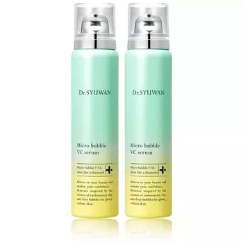 Microbubble VC Serum Вводная сыворотка Газированная сыворотка Увлажняющий поры Витамин С Вводная лосьон Dr.Syuwan [Набор 2]