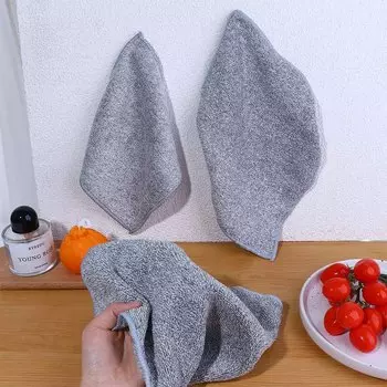 Microfiber Absorbent Washing Cloth No Shedding Cleaning Cloth Kitchen Towel Dishcloth Dish Towel M