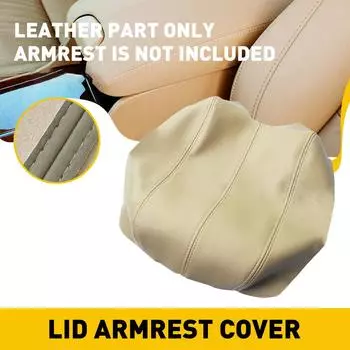 Microfiber Armrest Cover Beige For 2008-2012 Honda Accord
