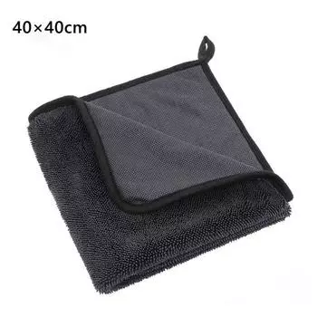 Microfiber Shower Cleaning Cloth Double Sided Car Drying Towel New Bath Drying Towel 40*40