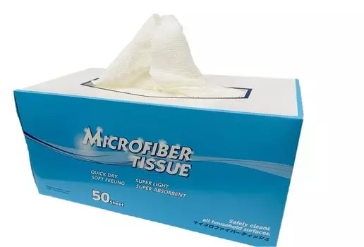 Microfiber tissue white 50 pieces 380087