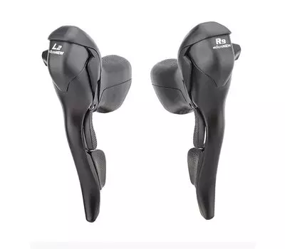 MicroNEW Shifter Dual Control Lever Speed Trip Shifter Road Bike Switcher Совместим с Shimano STI Lever Set 27/37/38/39 (37 21С)