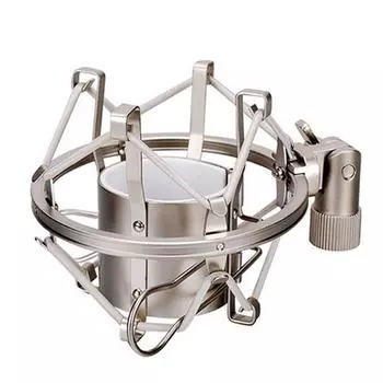 Microphone Bracket Accessories Metal Shockproof Noise Reduction Locking Knob Microphone Mount Support Holder чёрный