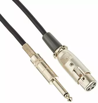 Microphone cord 20m monoural pin (6.3 plug-3 female)