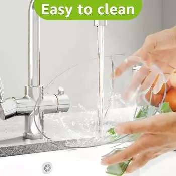 Microwave Splatter Cover With Water Steamer Clear Collapsible Microwave Plate Lid Kitchen Food Cooking Heat Resistant Splash зелёный