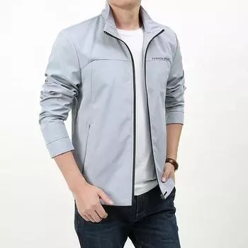Middle-aged Men s Jackets Spring and Autumn New Clothes Loose Outdoor Sports and Leisure Jackets Plus Size Men s Thin Models. M