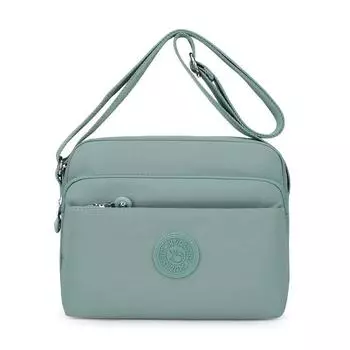 Middle-aged Mom Shoulder Bag Lightweight Multi-compartment Women s Nylon Bag Crossbody Bag озеро синий