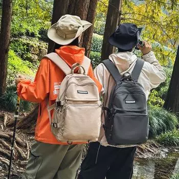 Сумка для школьников средней школы, рюкзак большой вместимости, дорожная сумка, рюкзак для пары красный