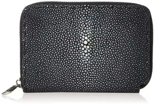 Middle Size Wallet RAY Black [L.E.D. Bites]