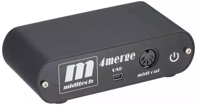 MIDITECH 4MERGE 4 входа 1 выход MIDI Merger