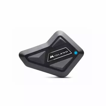 MIDLAND BT MINI PLUS Single Pack мотоциклетный интерком Bluetooth динамик стандартный оборудован для одиночных гонщиков наименьший размер группы распознавание голоса чёрный