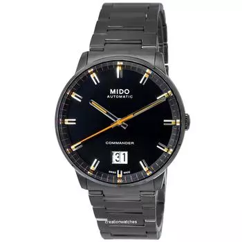 Mido Commander Big Date с черным циферблатом Автоматические M021.626.33.051.00 M0216263305100 Мужские часы чёрный