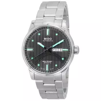 Mido Multifort IBA Limited Edition Антрацитовый циферблат Автоматические M005.430.11.061.81 M0054301106181 100M Мужские часы чёрный