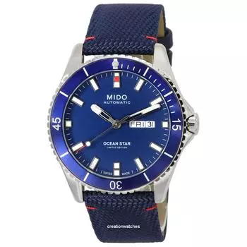 Mido Ocean Star IBA Limited Edition Автоматические дайверские часы с синим циферблатом M026.430.17.041.01 M0264301704101 200M Мужские часы