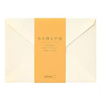 Midori Envelope Western 2 Color Gift Gold 20574006