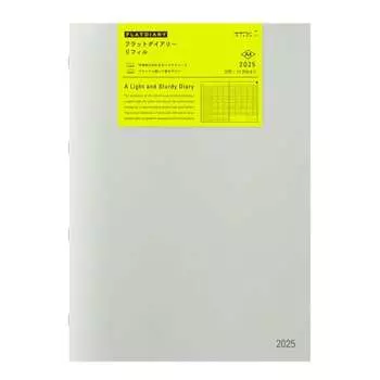 Midori Flat Diary Notebook Refill 2025 A4 Ежемесячно 22330006 (Начиная с октября 2024 г.)