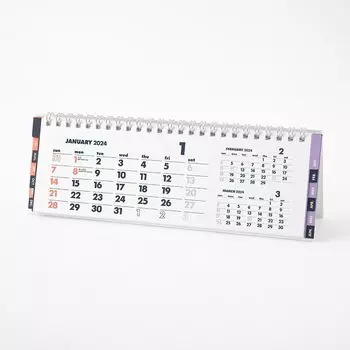 MIDORI Innovator 2024 Calendar Tabletop Slim 31305006