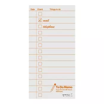 Midori Memo ToDo List Серый 91802344 серый