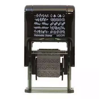 Штамп Midori вращающийся штамп растительный узор 35383006