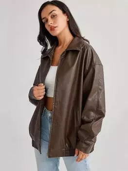 MIEGOFCE весенне-осенняя кожаная куртка женская из искусственной кожи куртка в мотоциклетном стиле взрывной топ