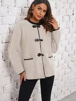 MIEGOFCE, весенне-осенняя женская модная короткая куртка из искусственного меха, женская куртка из зернистого флиса, простая и легкая парка, пальто