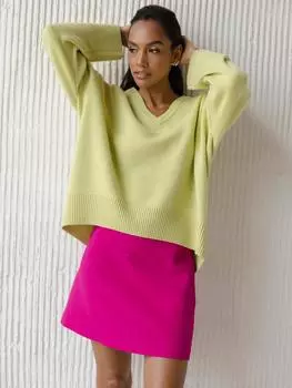 MIEGOFCE весенние женские топы с v-образным вырезом и длинными рукавами, повседневный удобный вязаный пуловер S льняной