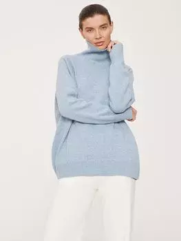 MIEGOFCE весенний женский свитер с высоким воротником, теплый удобный вязаный пуловер, женский вязаный топ с длинными рукавами