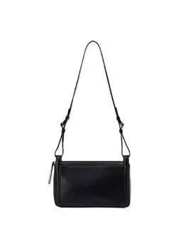 Miesloe Wide Frame Shoulder Bag MWGB254502 Black Women s