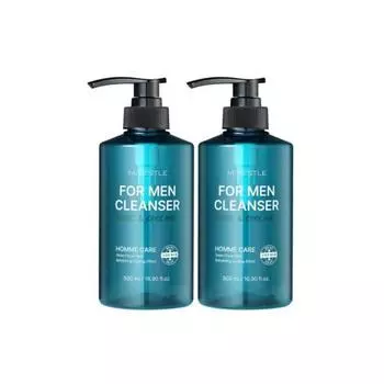 Miettel Cooling Mildly Acidic Men s Cleanser 500ml 1+1 / Hypoallergenic + Moisturizing Costco Cosmetics Cosmetic Gift Summer Winter, 2 pcs
