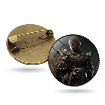 Миф Ву Черный Конг Металлическая Брошь Подвеска для Одежды Игровая Периферия Коллекция Подарок Style 1