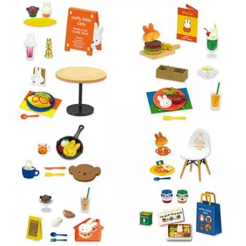 miffy little 1BOX H115 x W70 x D60 мм Изготовлен из ABS Re-ment cafe приблизительно. ПВХ,