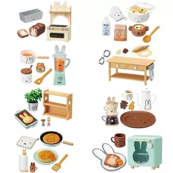miffy NaturalKitchen 1BOX H115 x W70 x D50 мм Изготовлен из ABS Re-ment приблизительно. ПВХ,