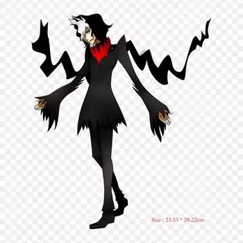 Мифическое существо Chibiusa Darkrai, железные нашивки для одежды, наклейки с аппликацией на одежду, термочувствительная нашивка на заказ