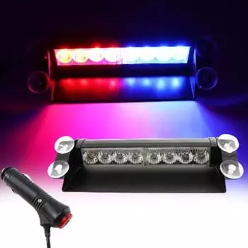 Мигающий стробоскоп для автомобиля 12 В аварийные сигнальные лампы лобовое стекло красный/синий